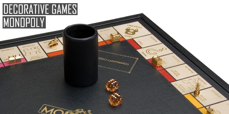 decorative games - monopoly